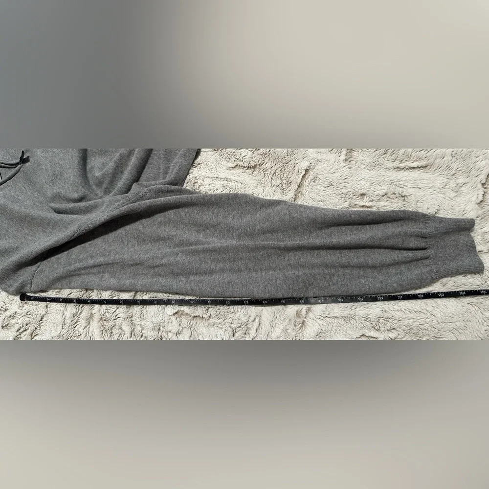 Jos. A. Bank Traveler 100% Pima Cotton Mock Neck Grey Zip-Up Sweater - Picture 5 of 8